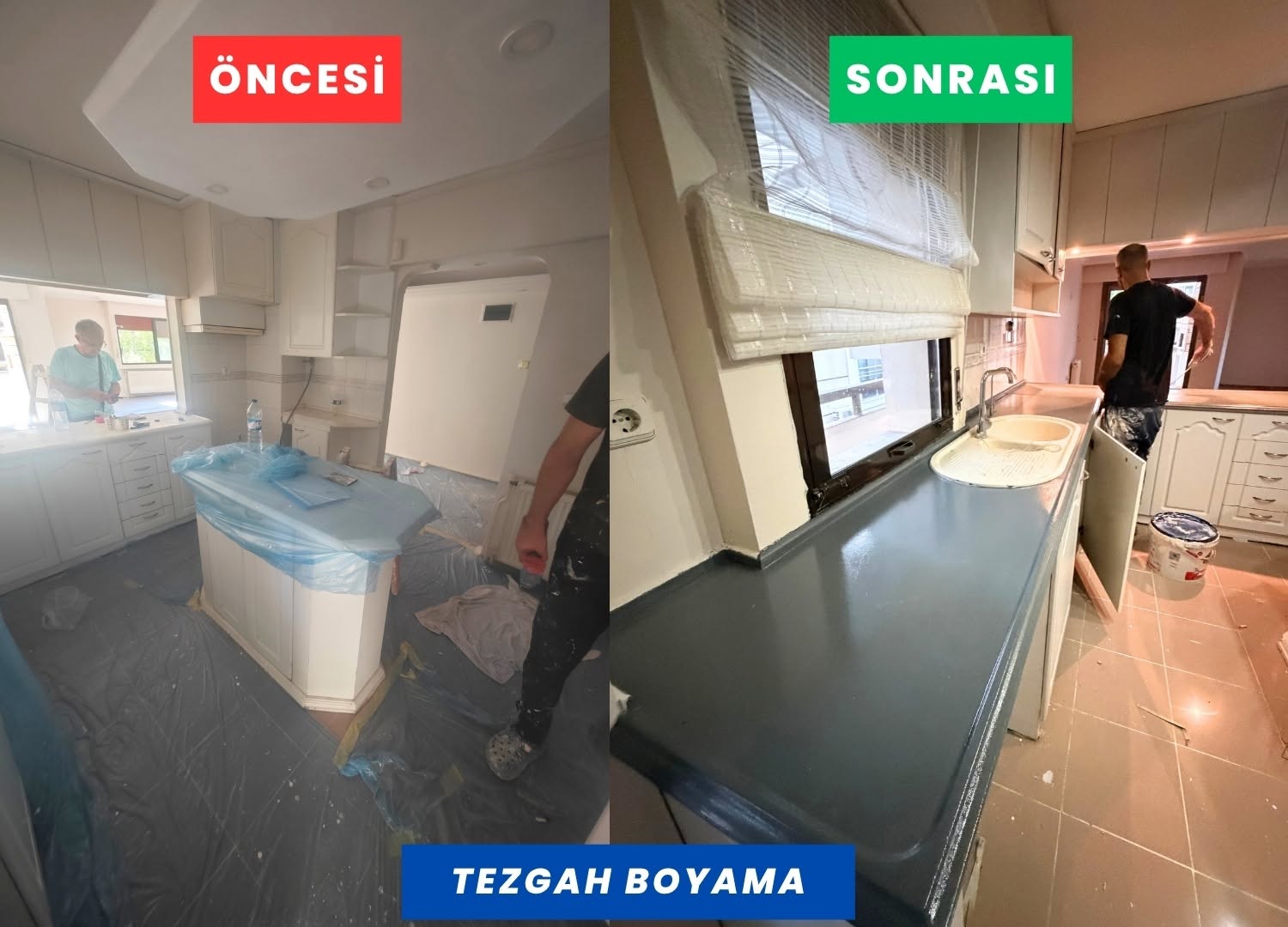 İzmir Mutfak Dolabı Boyama Hizmeti