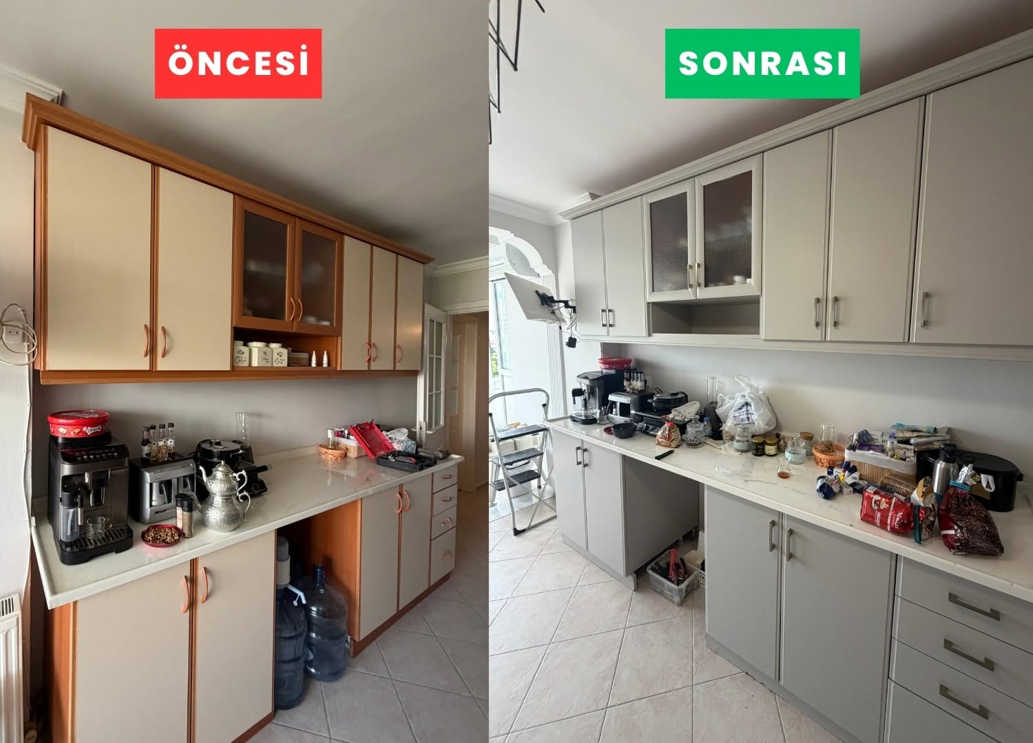 İzmir Mutfak Dolabı Boyama Hizmeti